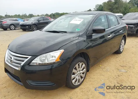 2014 Nissan Sentra Sv z USA, uszkodzony, nr VIN 3N1AB7APXEY301040